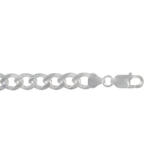 4.5mm Curb Chain, 7" - 28" Length, Sterling Silver